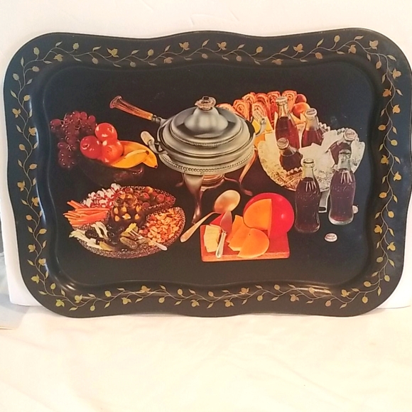Coca Cola Other - COCA COLA Vintage Mid Century Retro Metal Tray